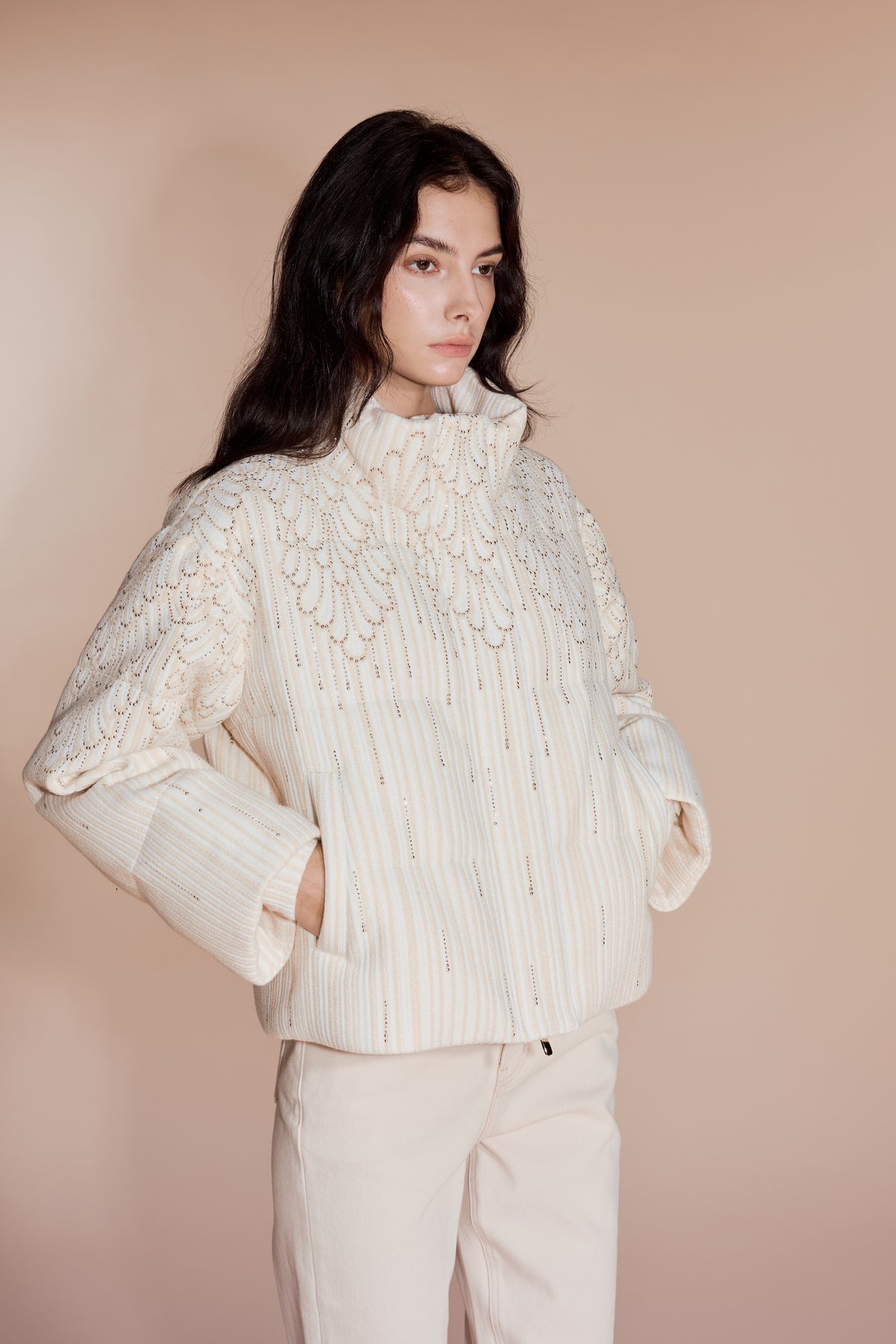 Beaded Camilla Puffer Jacket