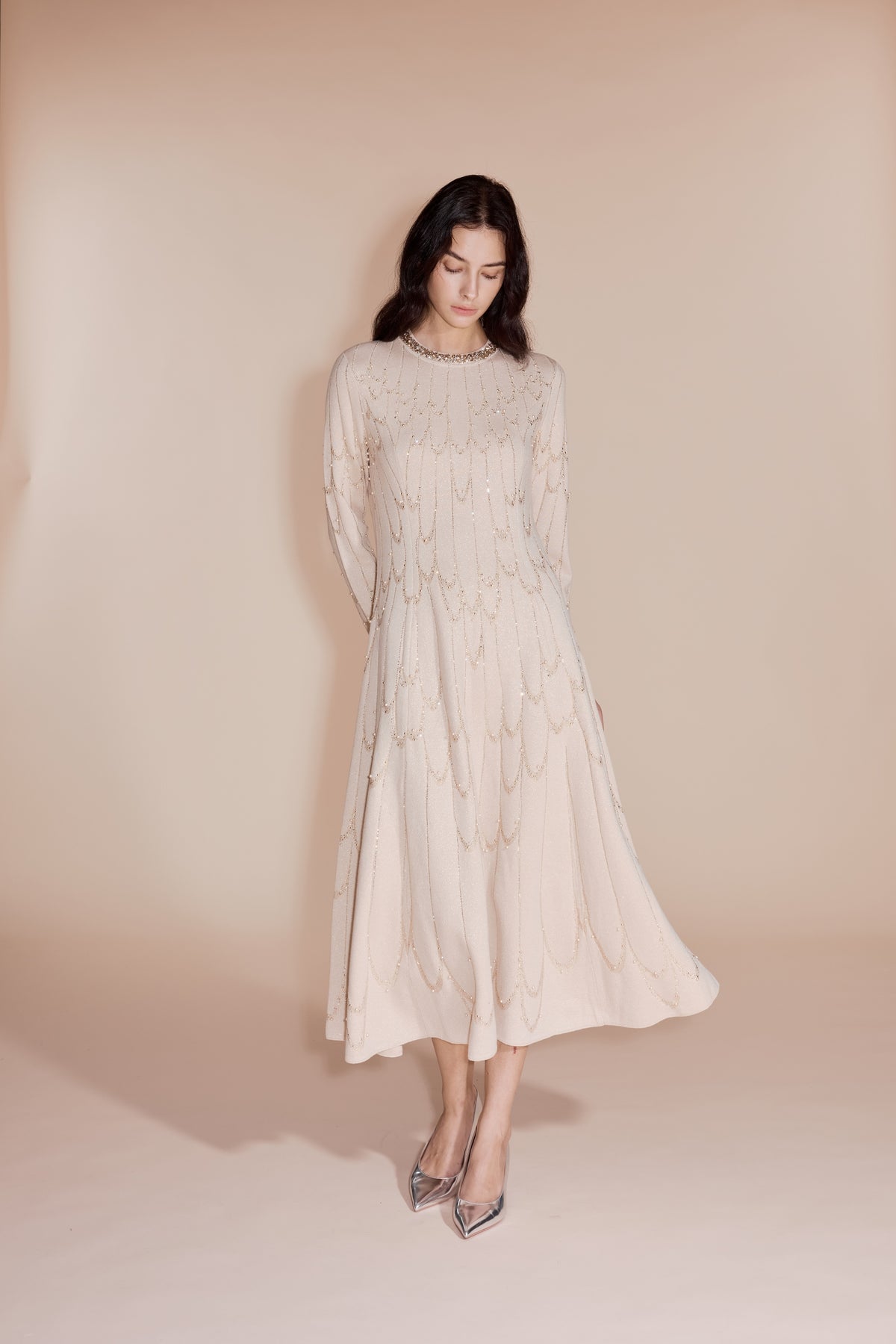 Camilla Dress in Beige
