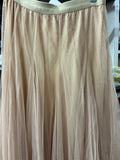 Peach Tulle Maxi