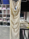 Ivory Draped Dress