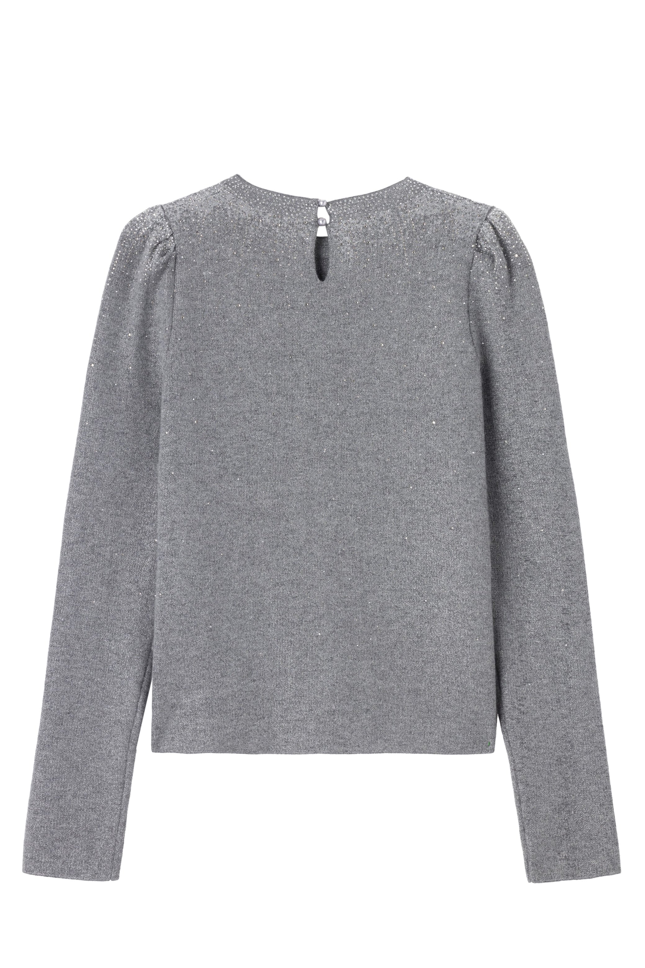 Starry grey long sleeve sweater