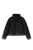 Starry  black down jacket