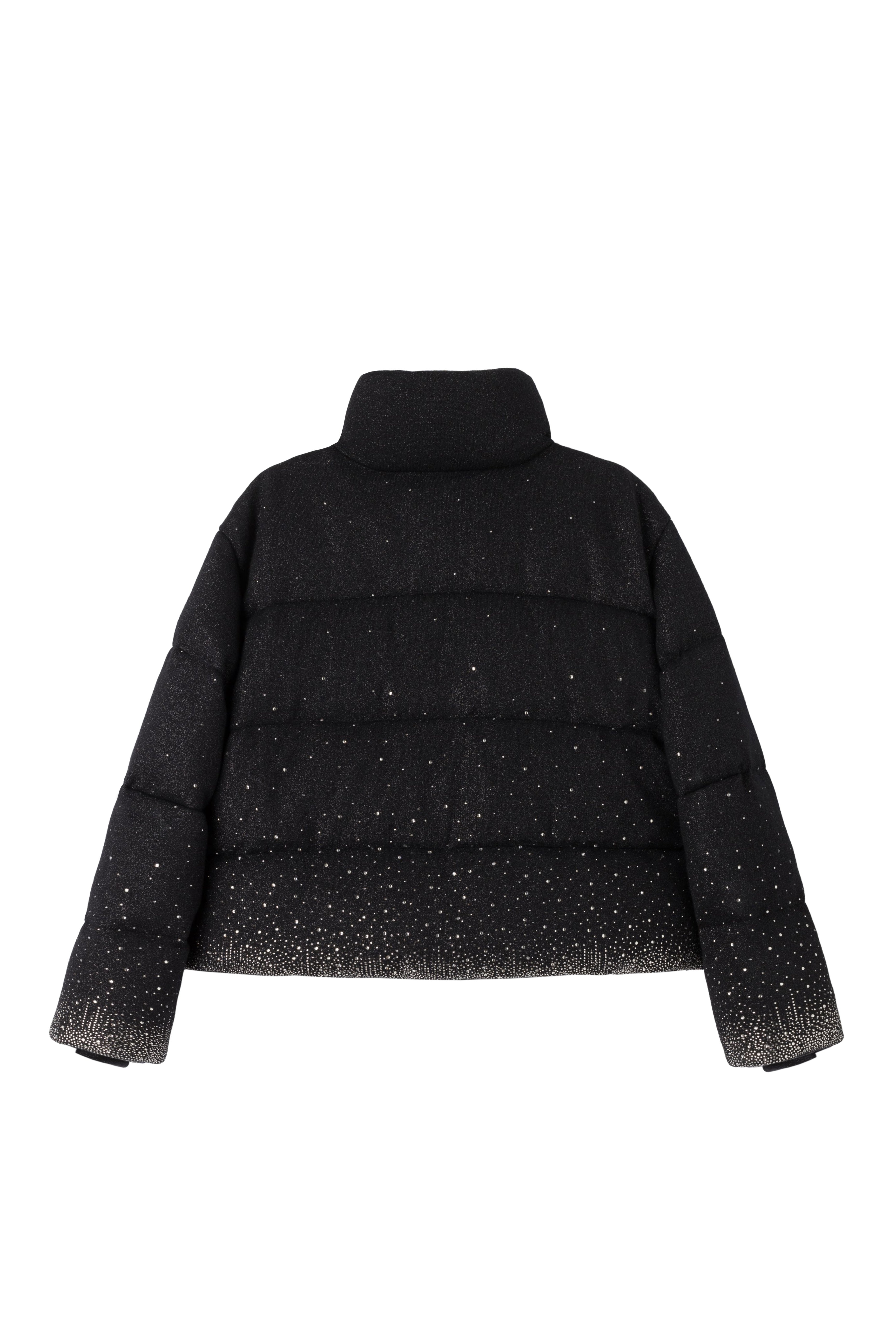 Starry  black down jacket
