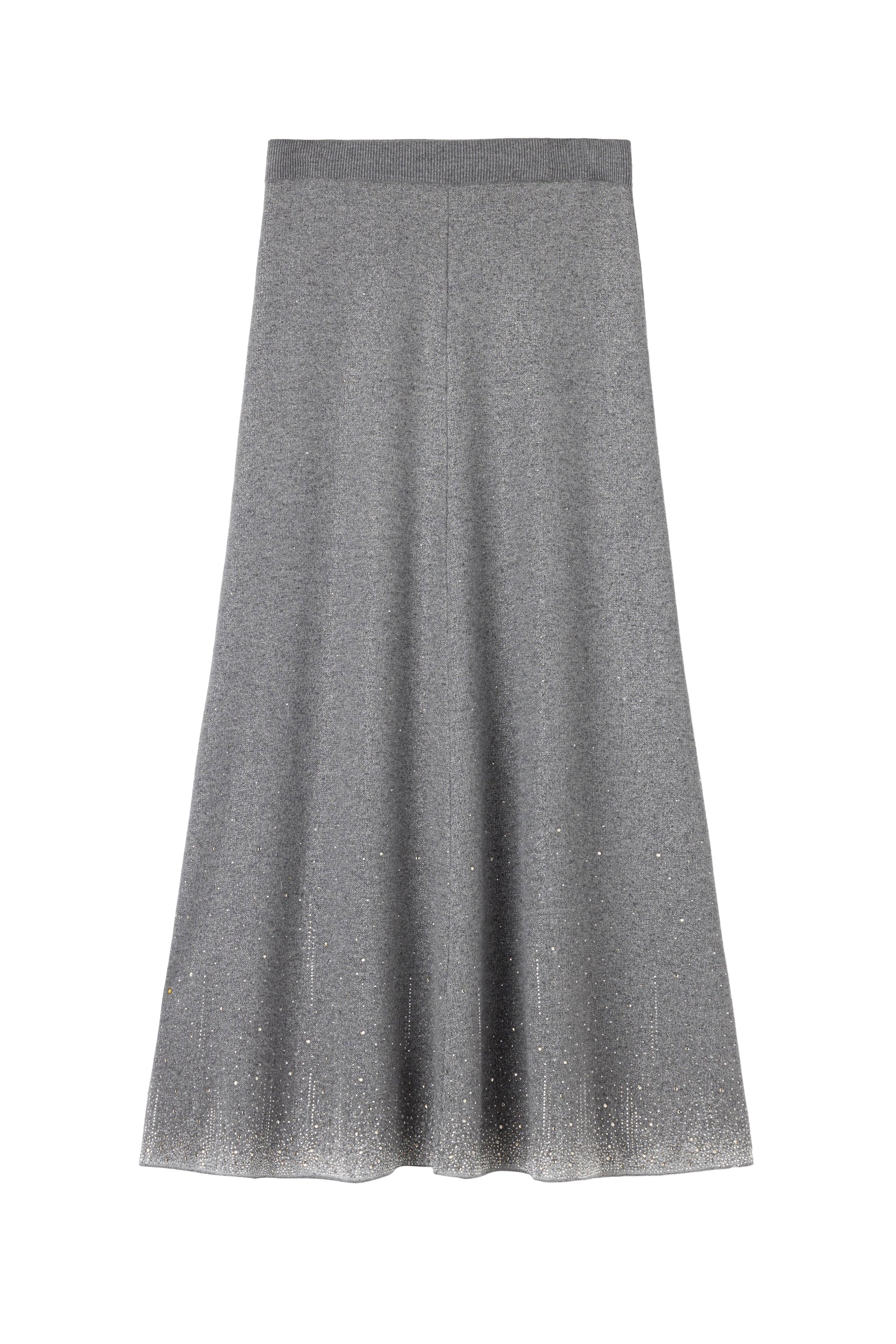 Starry grey skirt