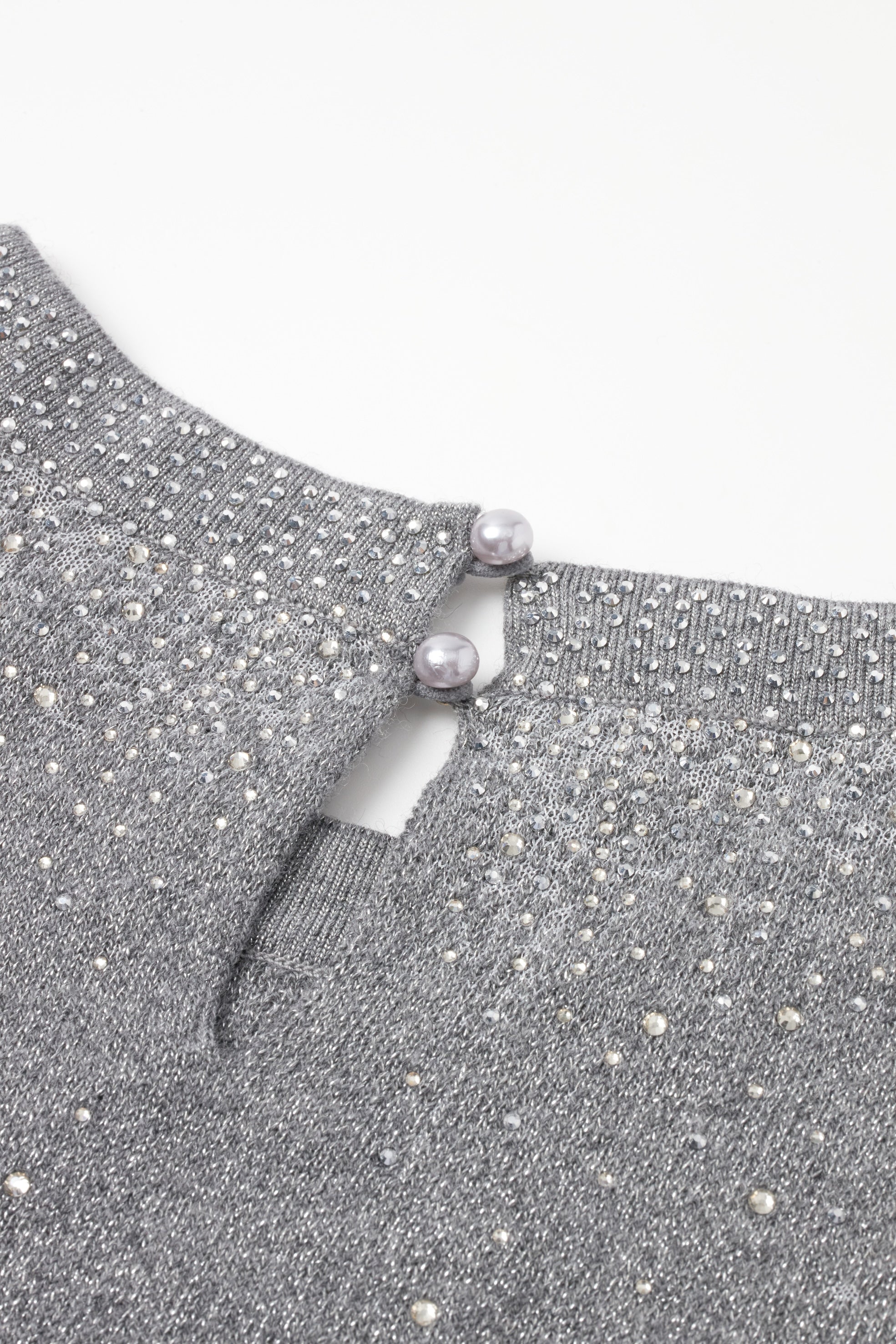 Starry grey long sleeve sweater