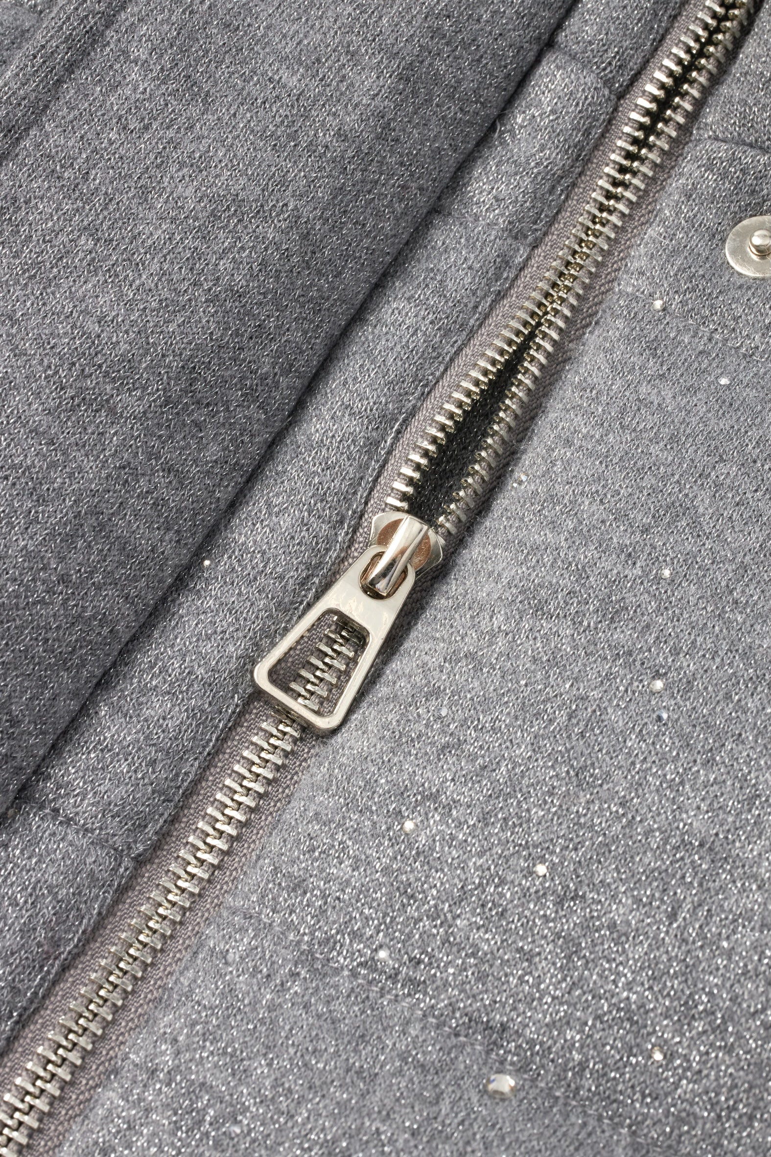 Starry grey down jacket