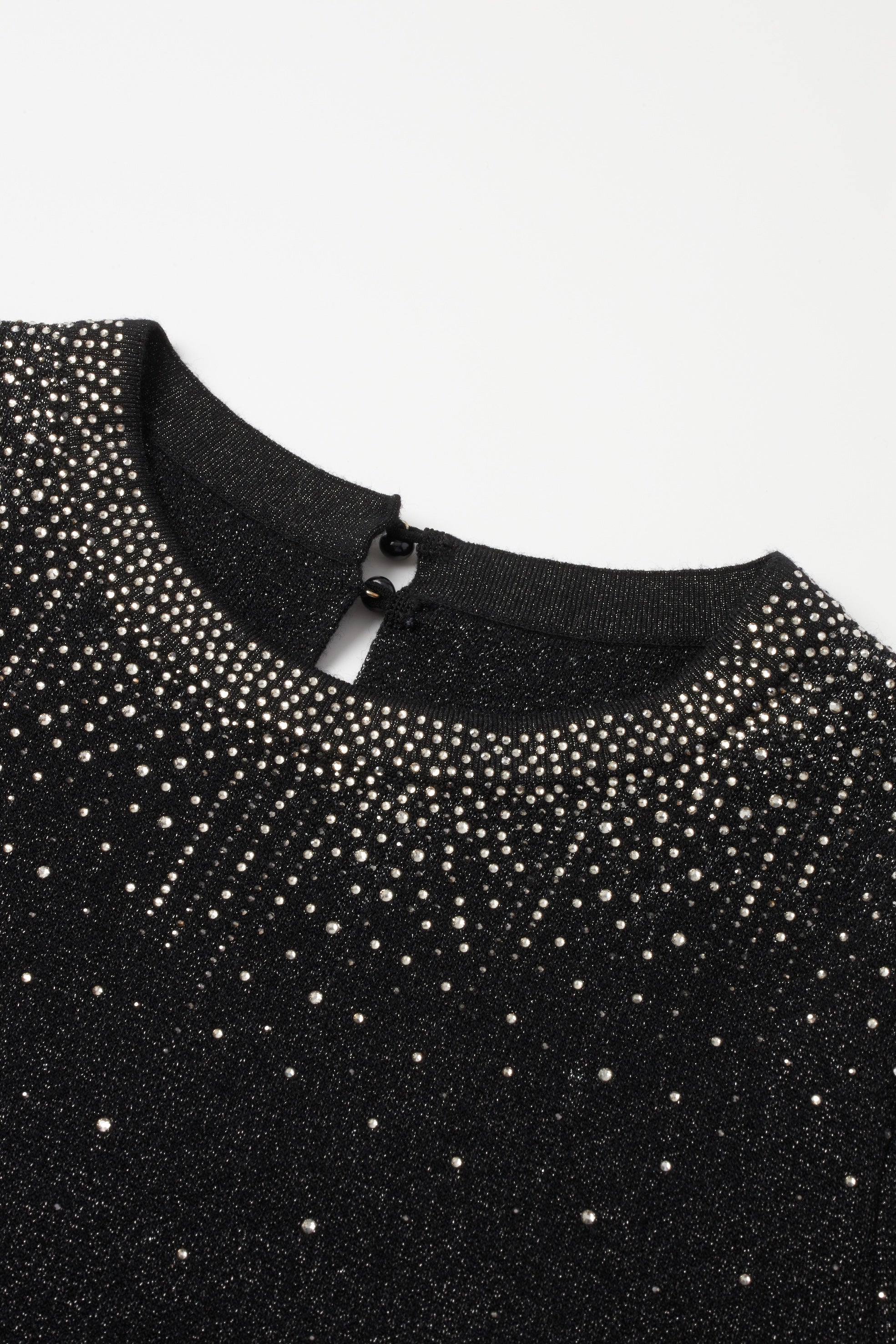 Starry black long sleeve sweater