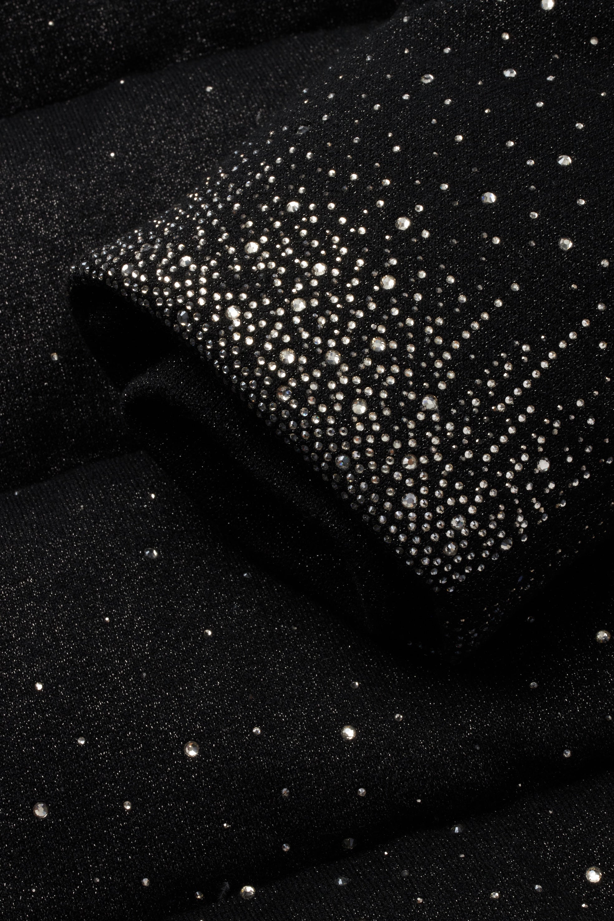 Starry  black down jacket